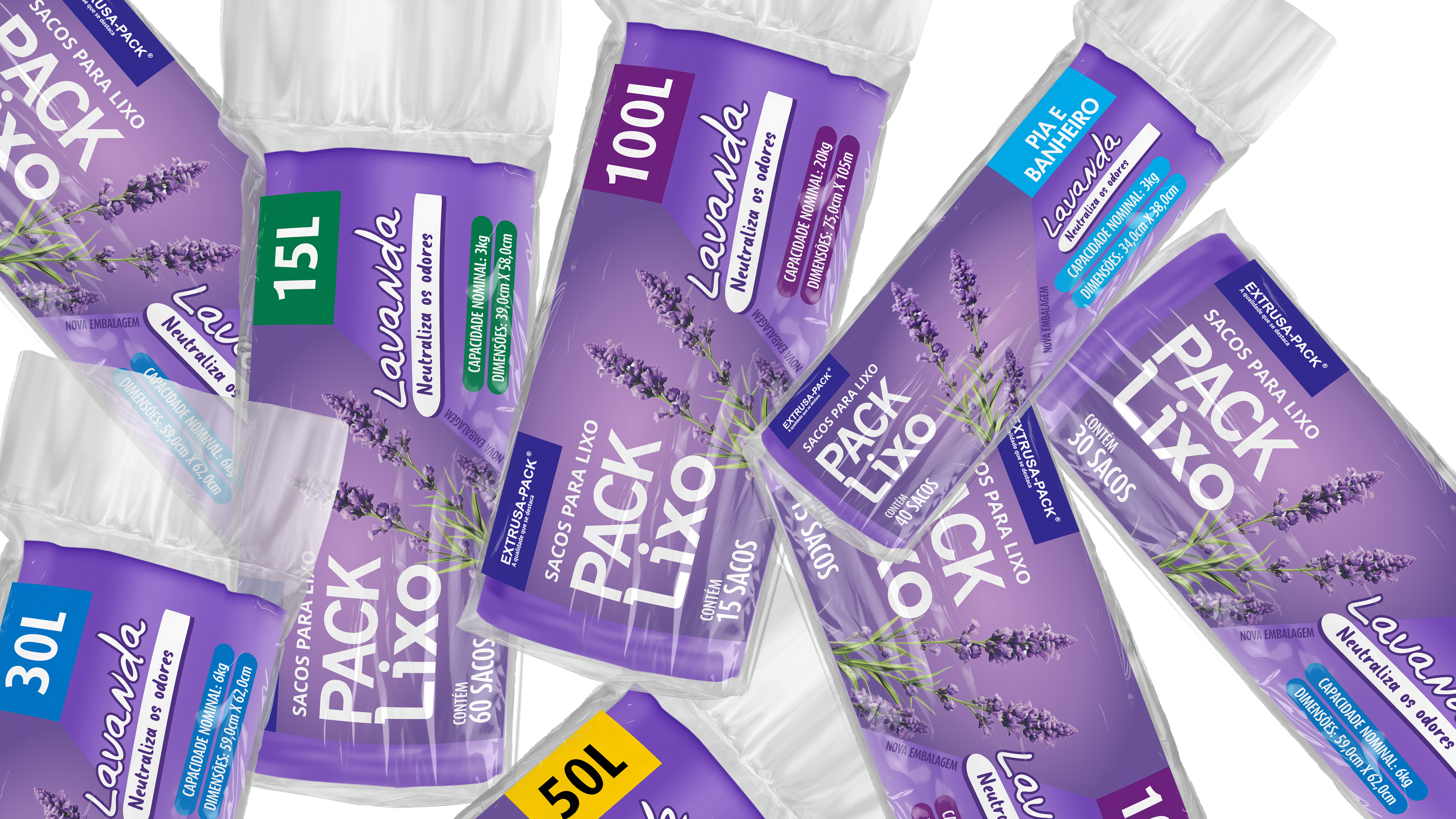 ADEUS MAU CHEIRO: A SOLUÇÃO EFICAZ DO SACO DE LIXO LAVANDA PARA QUALQUER AMBIENTE